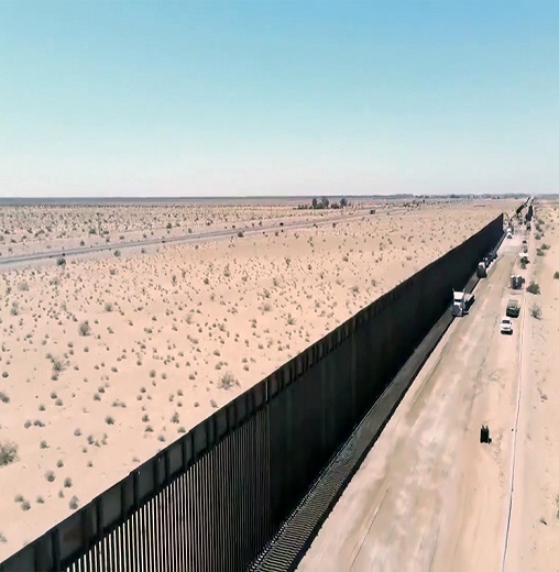 ترامپ: دیوار مکزیک استیل و سیاه باشد
